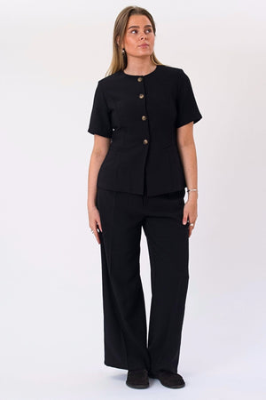 Isolde-Blazer - Schwarz