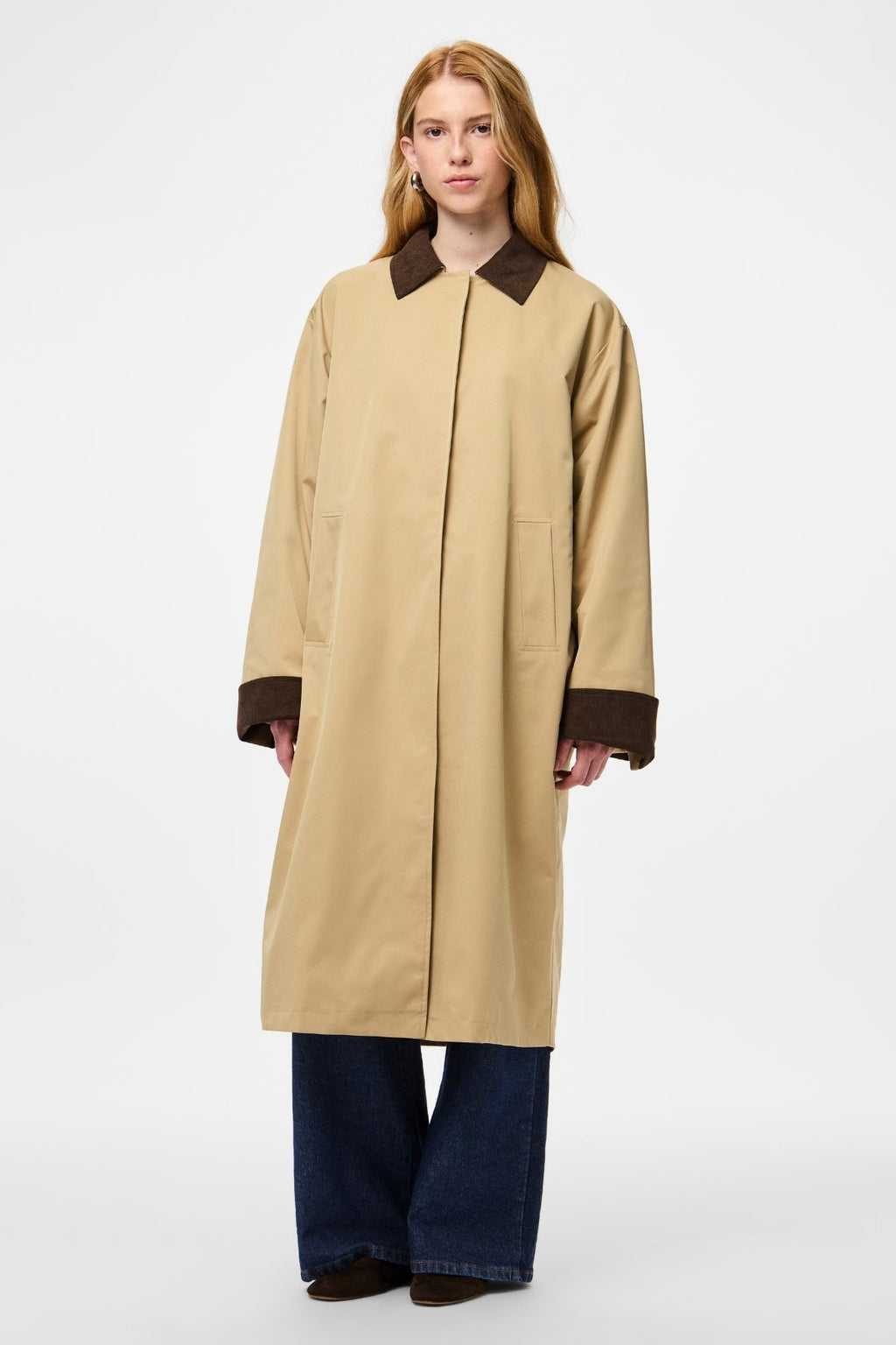 Jorma Lange leichte Jacke – Travertine Hot Fudge