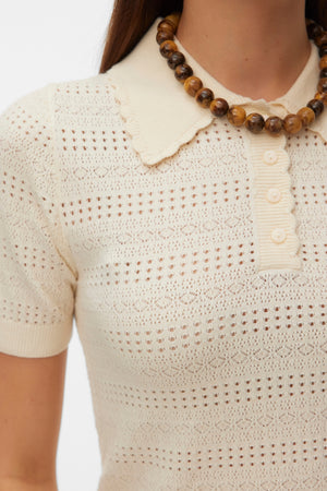 Limone Scallop Poloneck – Birke