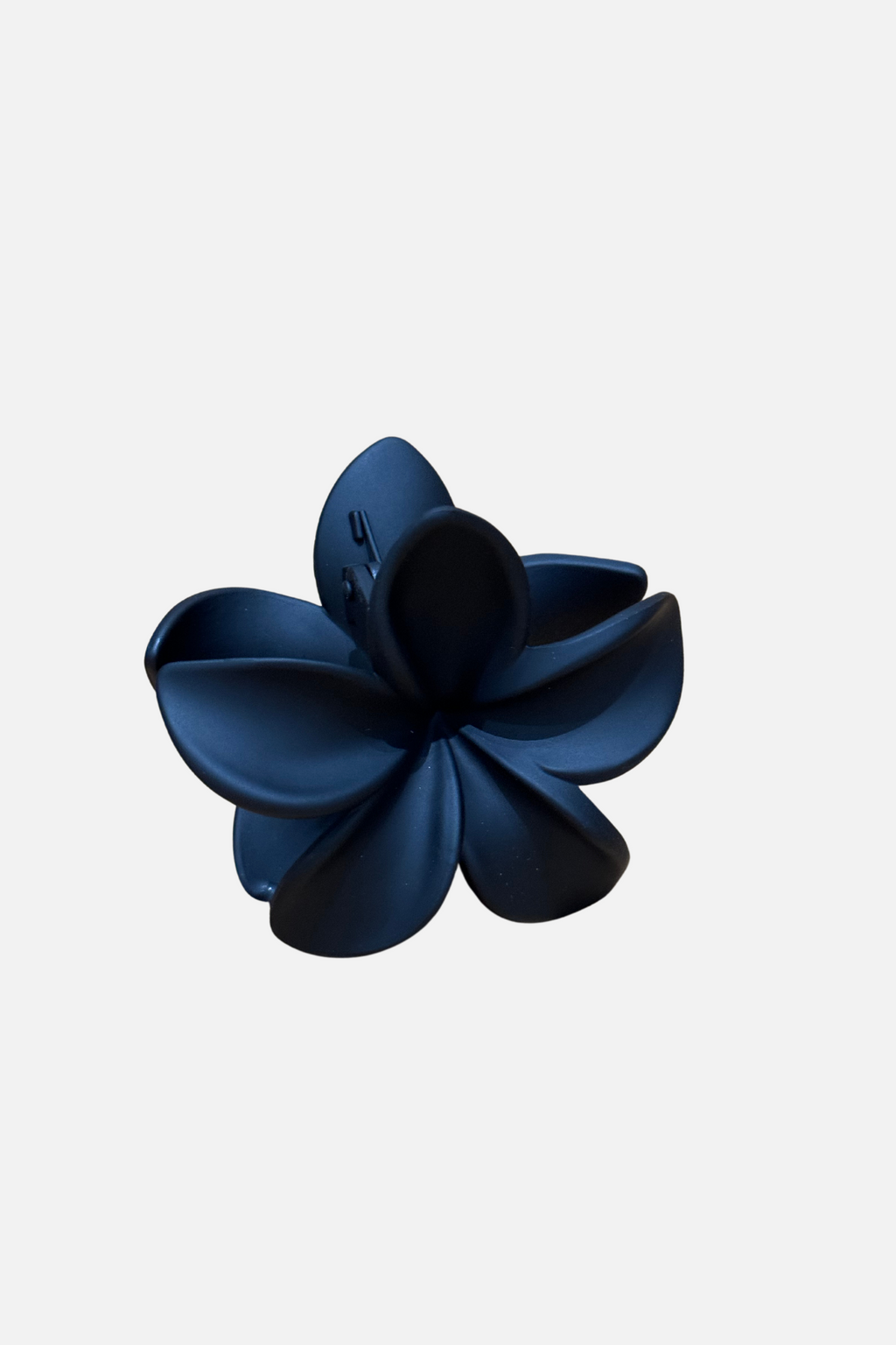 Blumenhaarclip - schwarz