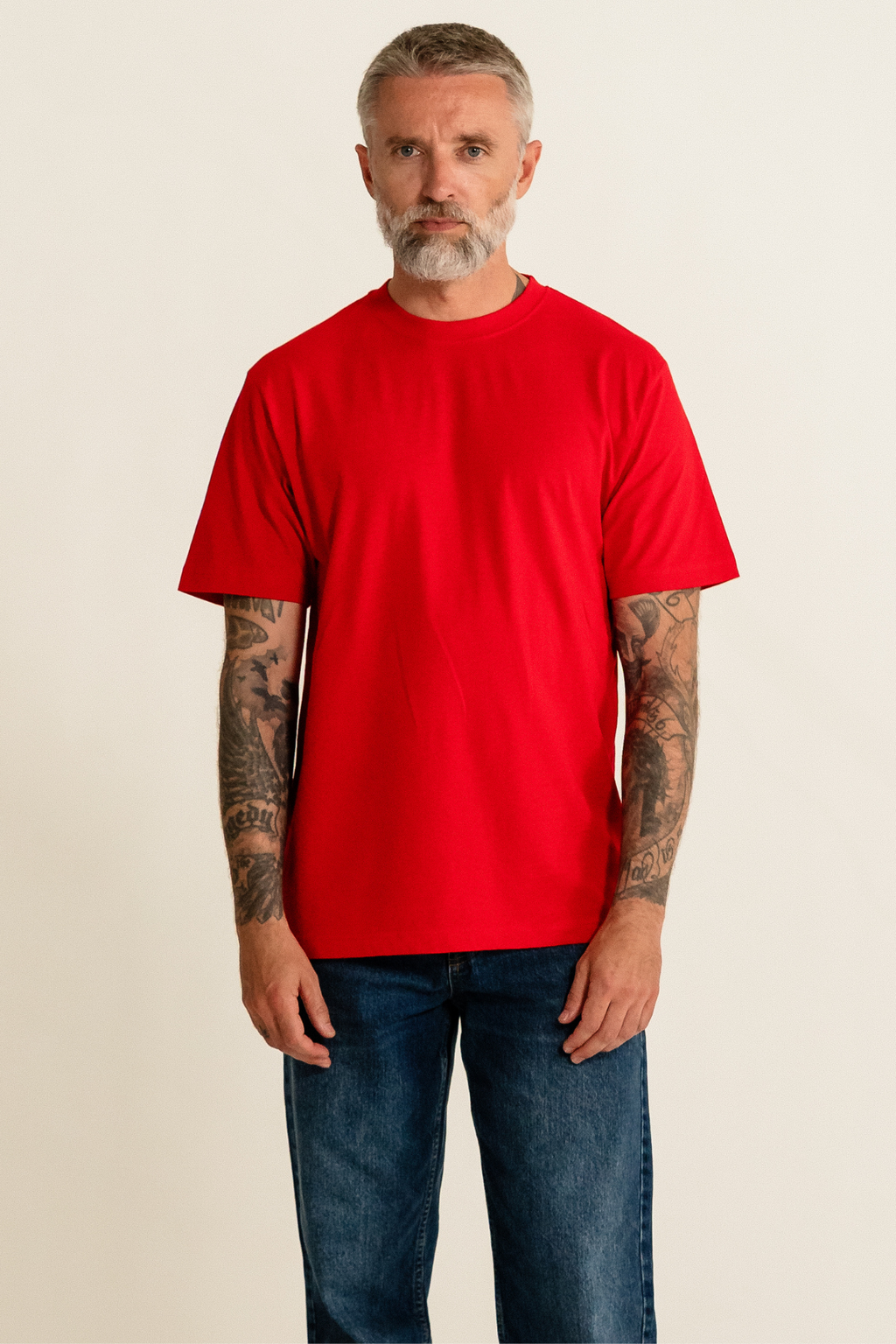 Oversized T -Shirt - Dänemarks Rot