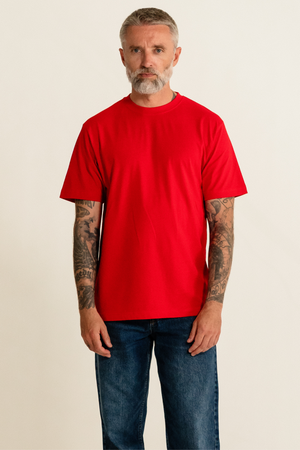 Oversized T -Shirt - Dänemarks Rot