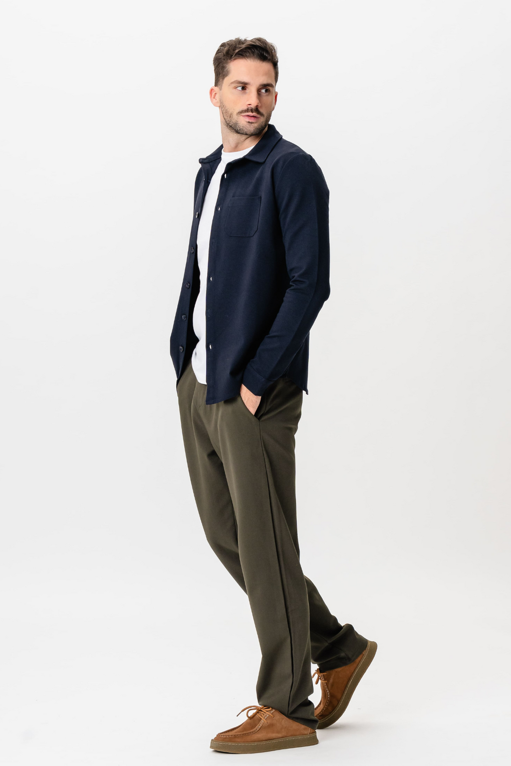 Performance Überhemd - Marineblau