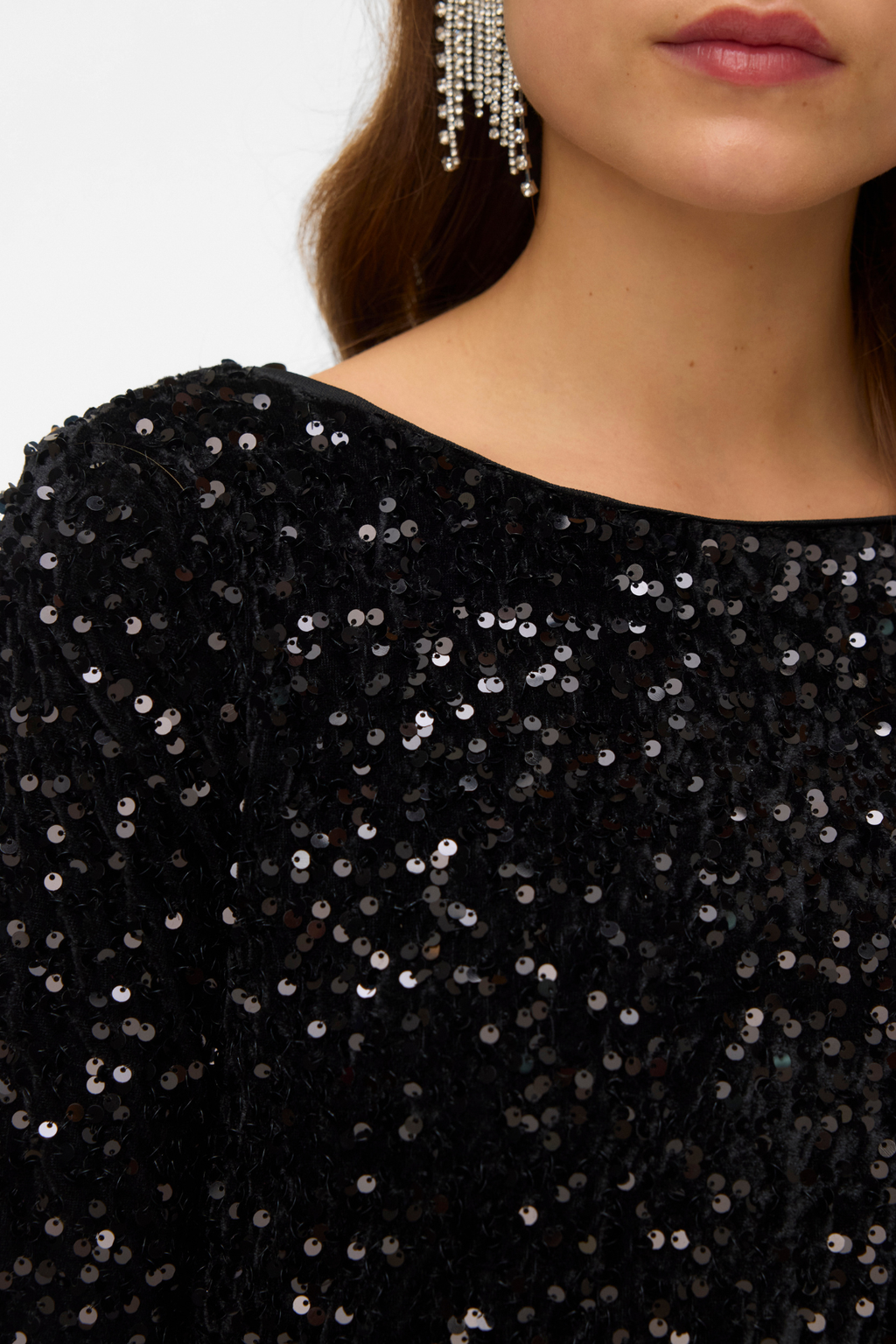 Bella kurzes Kleid - Schwarz