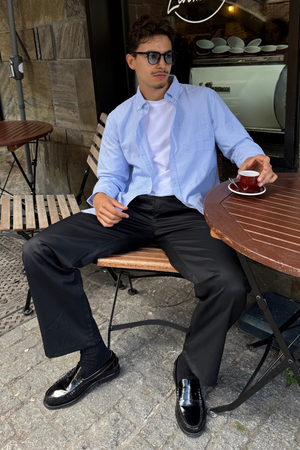 The Original Performance Oxford -Hemd - hellblau/weiß