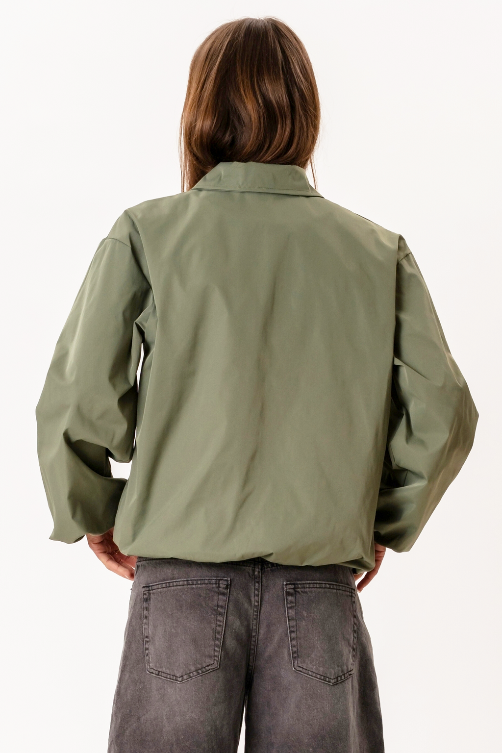 Ines kurze Jacke – Khaki