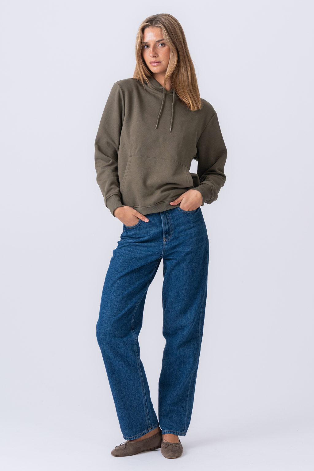 Sweatshirt Hoodie - Armee