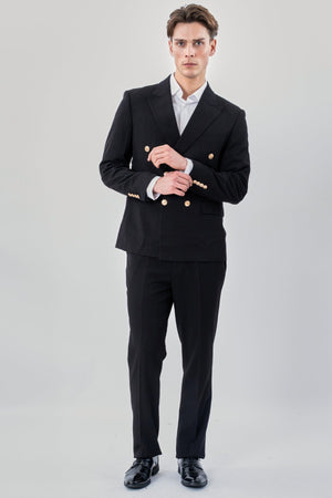 Klassischer Blazer - Schwarz