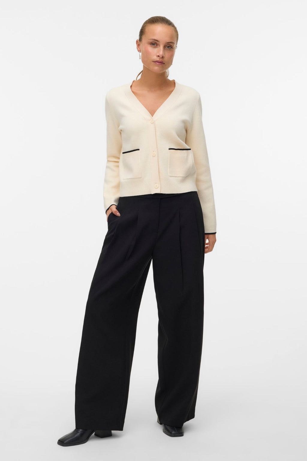 Philine Weite Hose - Schwarz