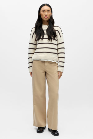 Oda Strickpullover – Birch Seal Brown