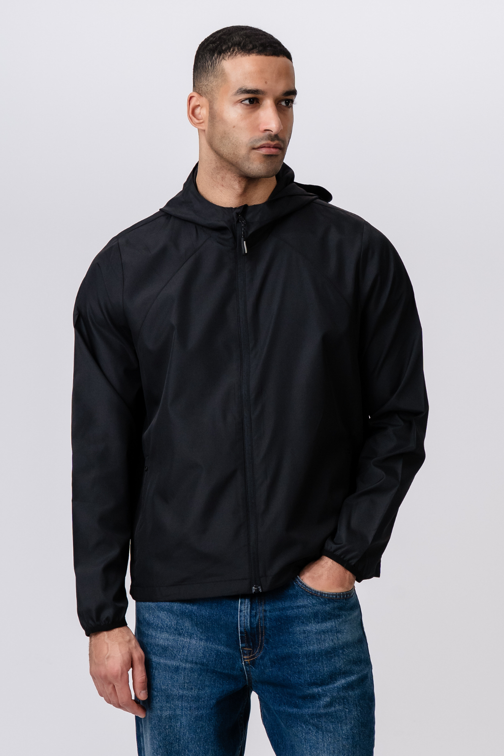 Shell-Jacke - Schwarz