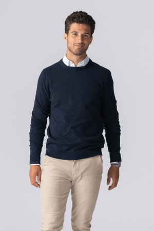 Pullover Roundneck - Marine