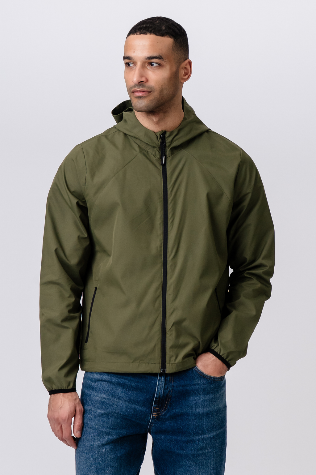 Shell-Jacke – Oliv