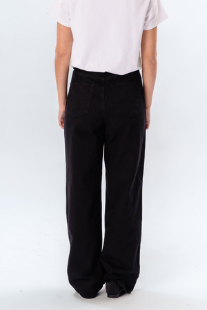 The Original Performance Breite Jeans - schwarzer Denim