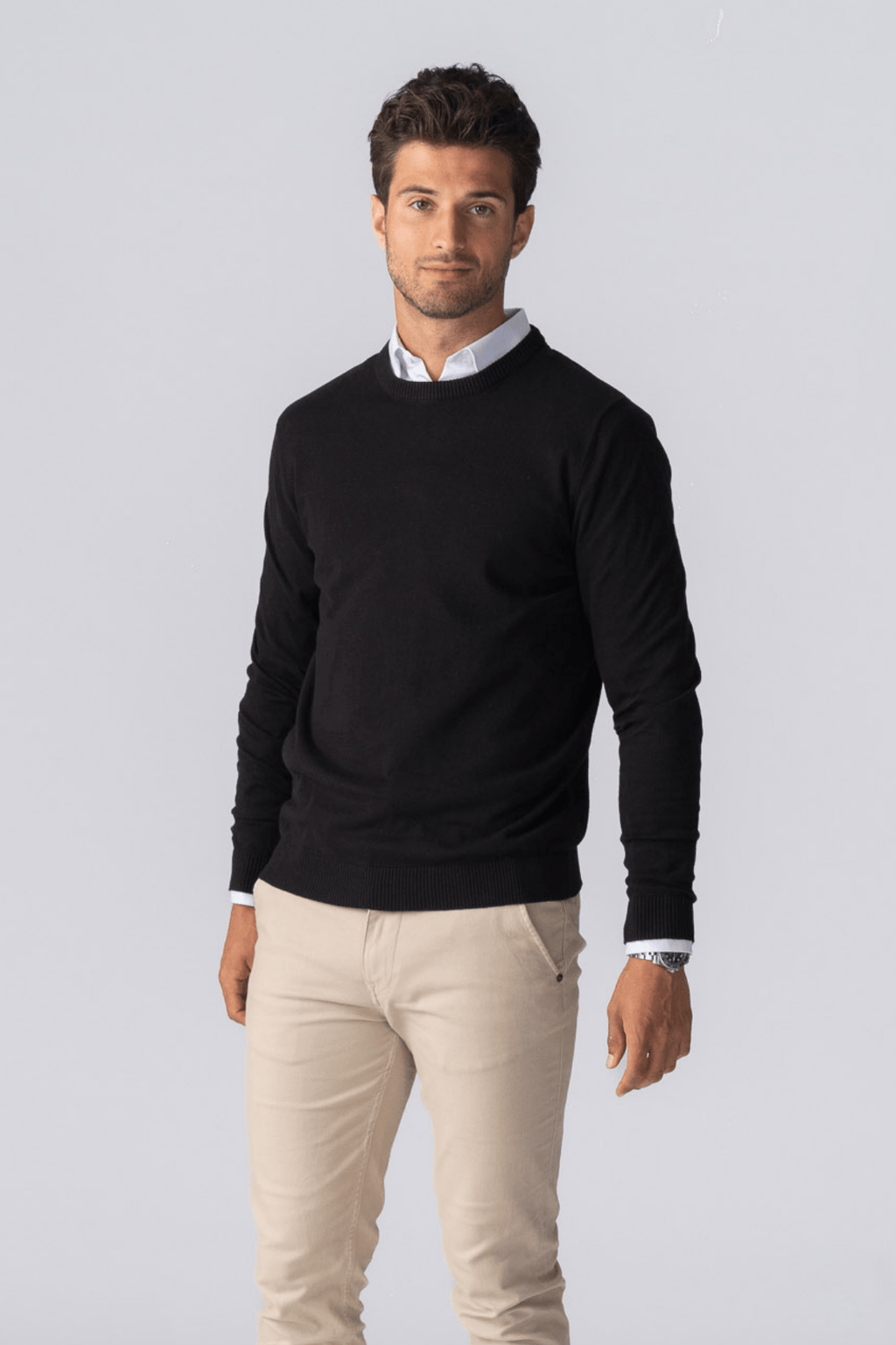 Pullover Roundneck - Schwarz