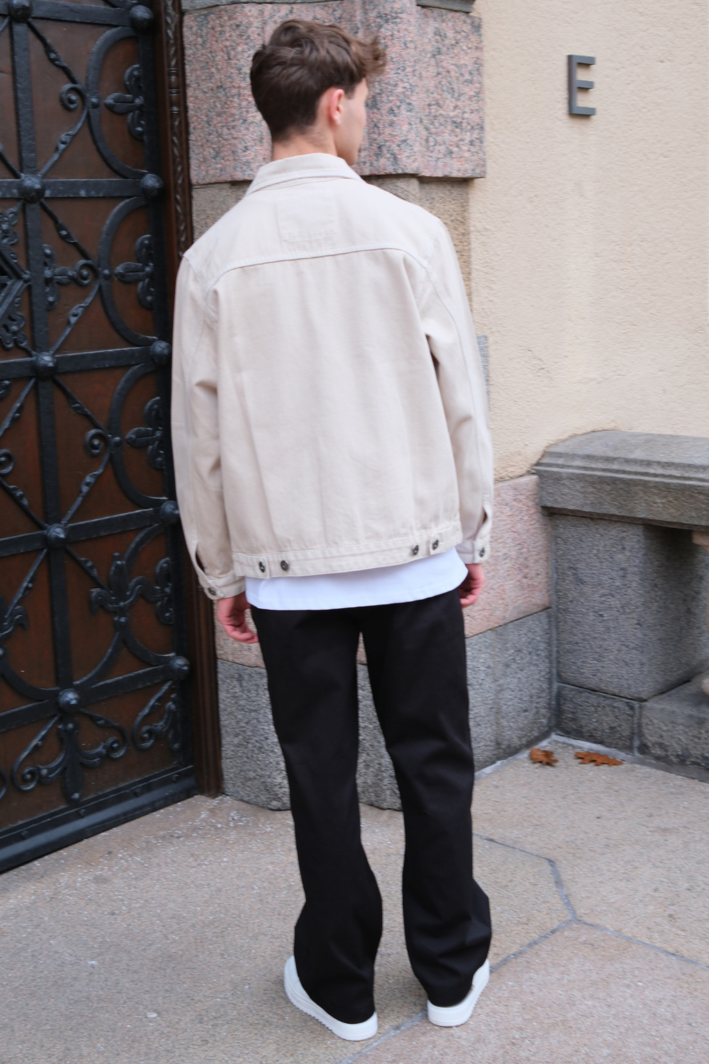 Jeansjacke – Beige