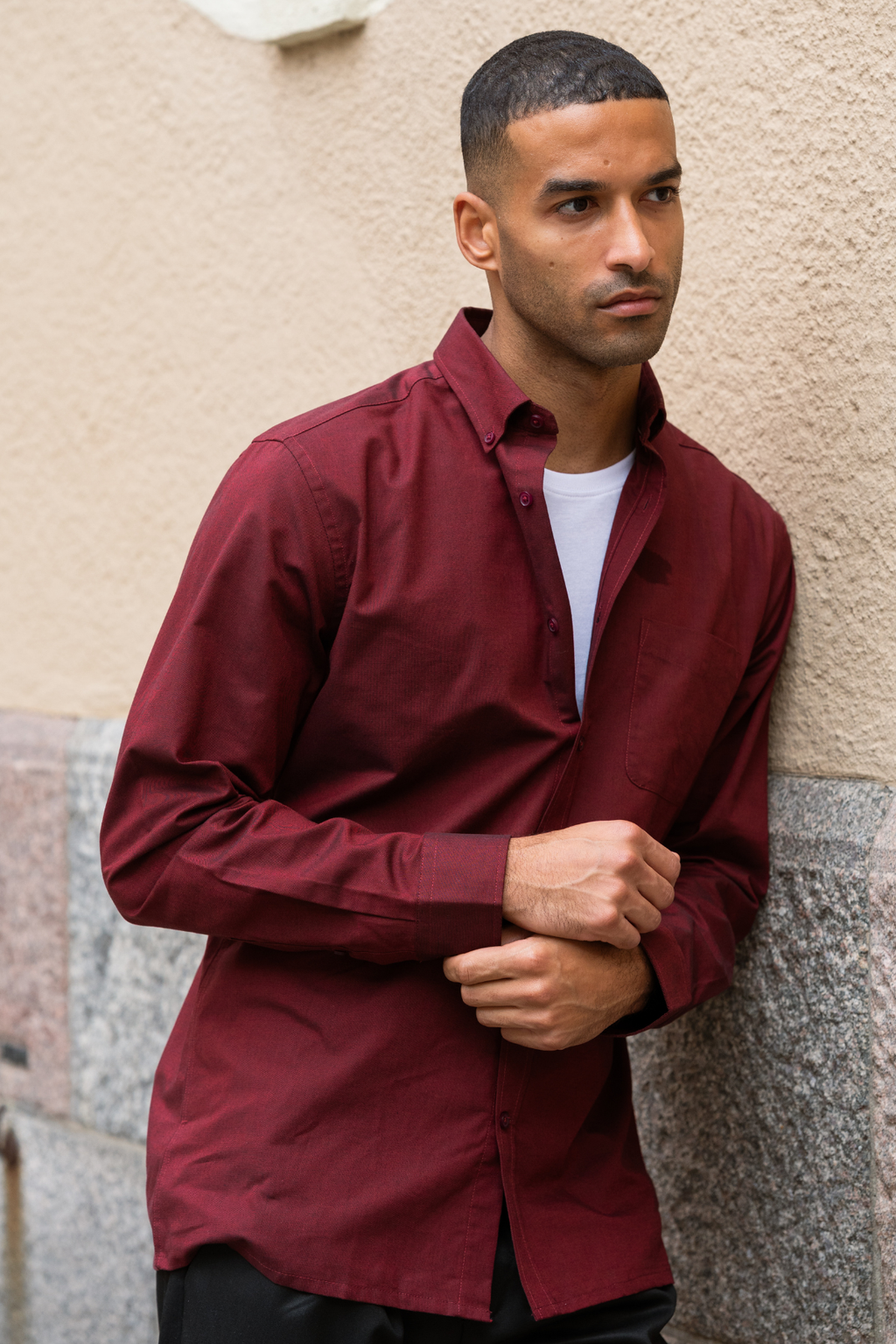 The Original Performance Oxford Shirt ™ ️ - Bordeaux
