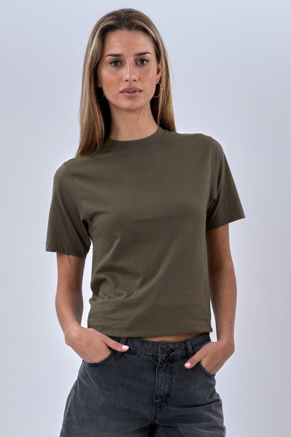 Oversized T -Shirt - Armeegrün