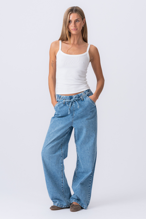Nicole Baggy Jeans - mittelblau