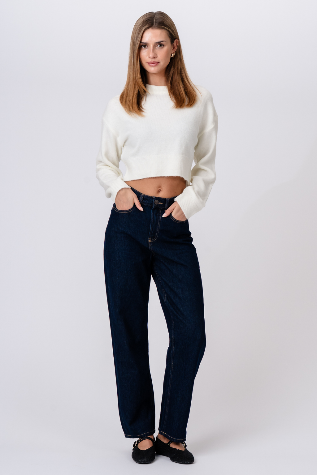 Kenia Kurzstrick – Weiß