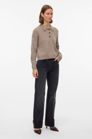 Aufregender Rollkragenpullover – Silver Mink