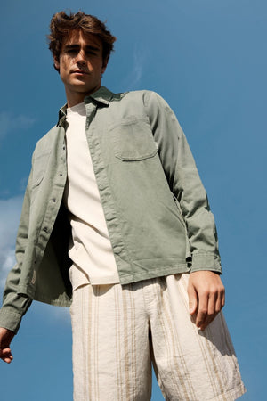 Alex Hemd Regular Fit - leichte Olive