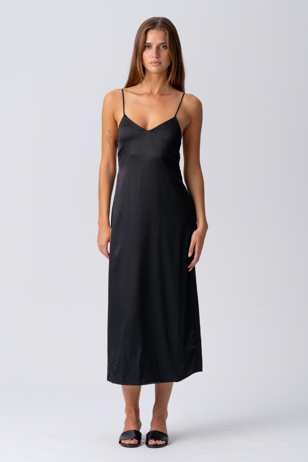 Elina -Gurtkleid - Schwarz