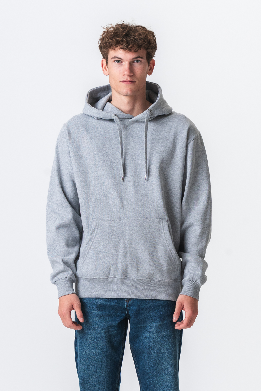 Basic Hoodie - hellgrau