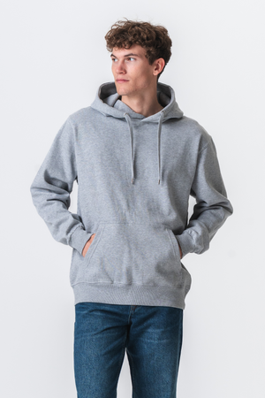 Basic Hoodie - hellgrau