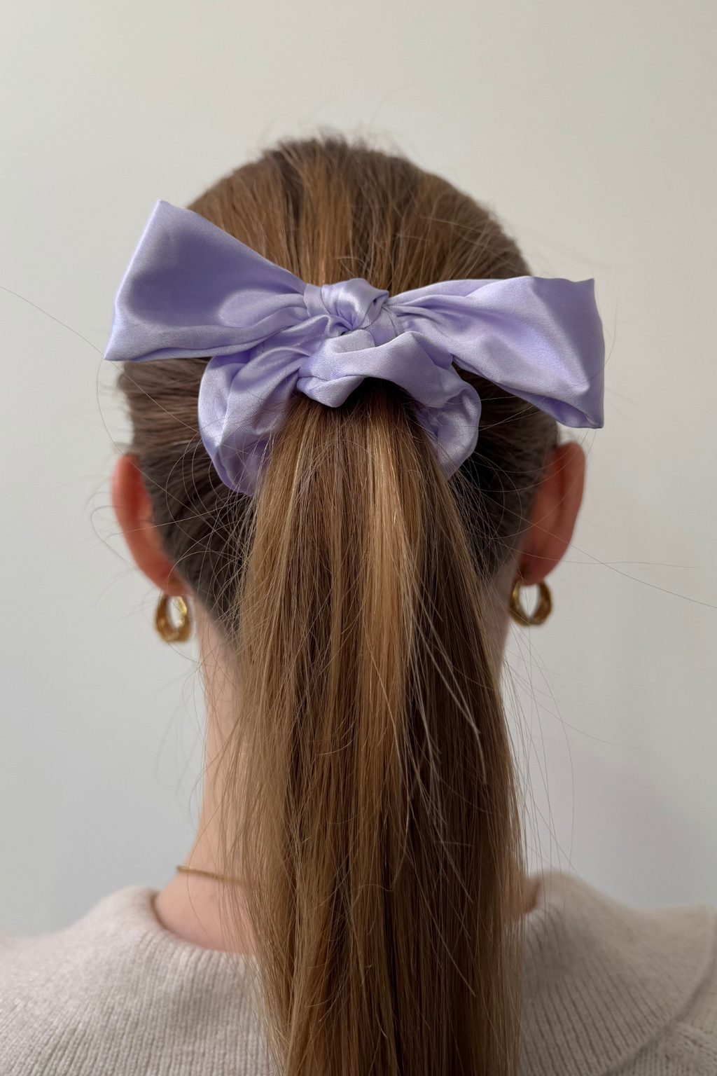Bow Scrunchie - lila