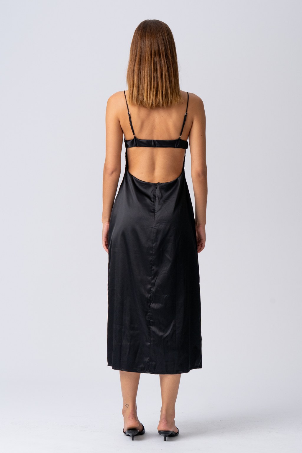 Elina -Gurtkleid - Schwarz