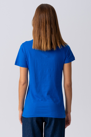 Basic Leichtes T -Shirt - Blau