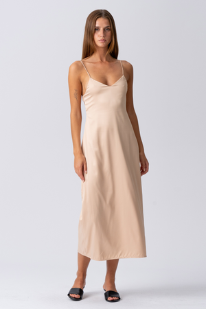 Elina -Gurtkleid - Beige