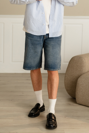 Denim Shorts Locker - blau