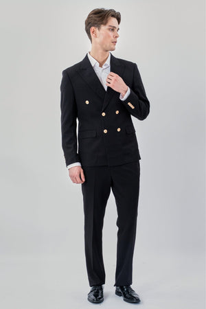 Klassischer Blazer - Schwarz