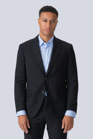 Premium -Einbrennstreicher -Blazer - Schwarz