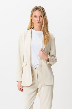 Blazer mit klassischer Passform – Birke