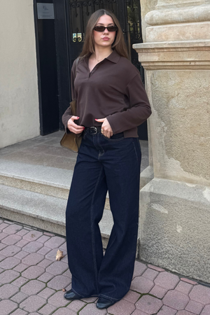 The Original Performance Breite Jeans - dunkelblauer Denim