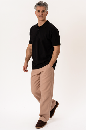 Basic Polo - schwarz