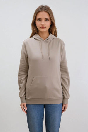 Freund Schweiß Hoodie - dunkles Beige