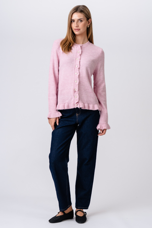 Flora-Cardigan – Rosa