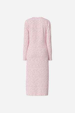 Flora Midi Kleid - Roseate Spoonbill Blume