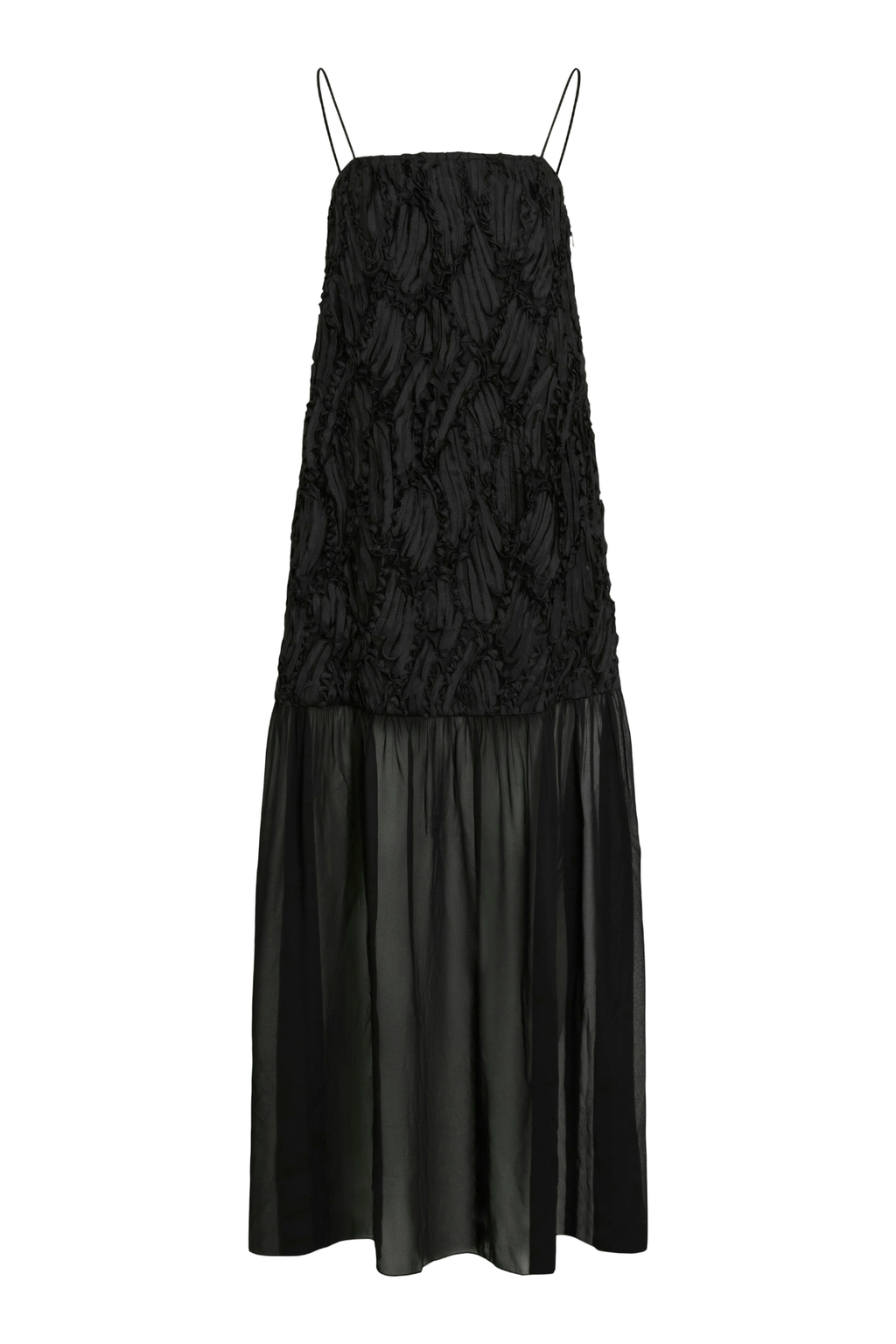Silla-Trägerkleid - Schwarz