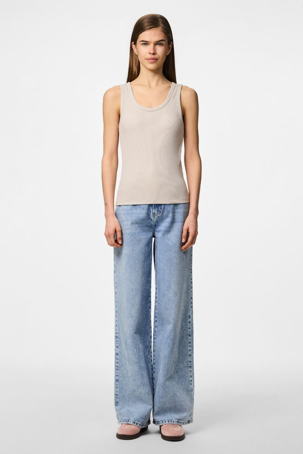 Mai Tanktop - silbrig grau