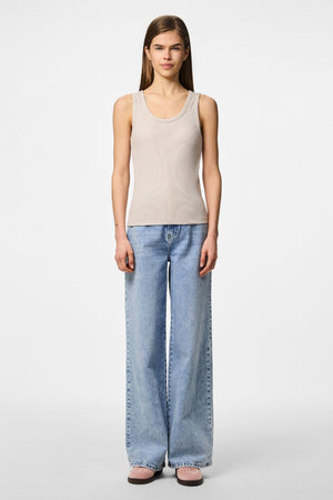 Mai Tanktop - silbrig grau