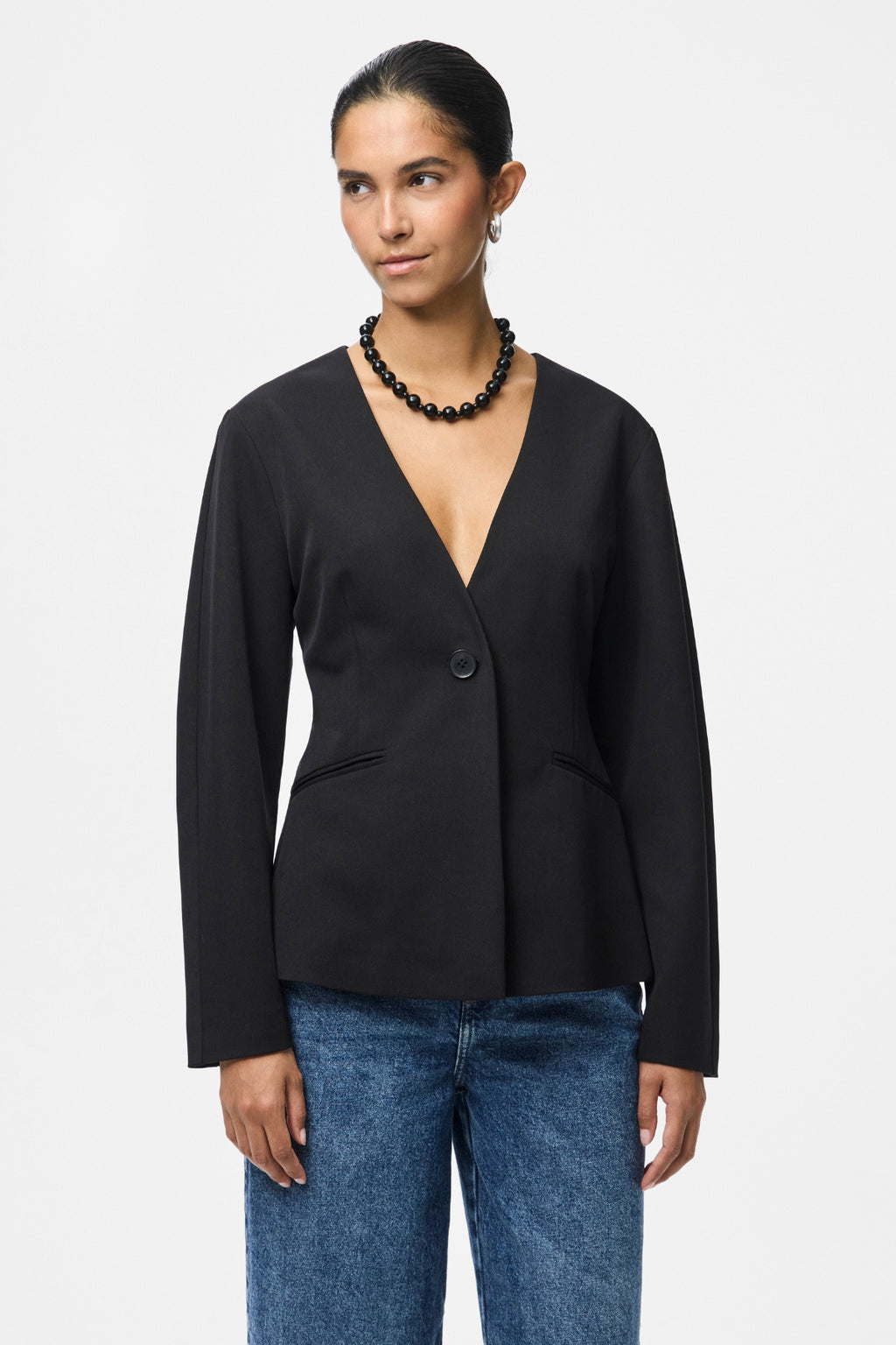 Kamil Taillierter Blazer - Schwarz