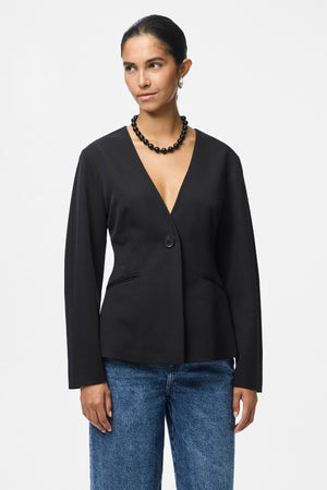 Kamil Taillierter Blazer - Schwarz