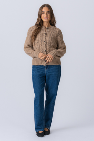 Baumwollstrick - Beige