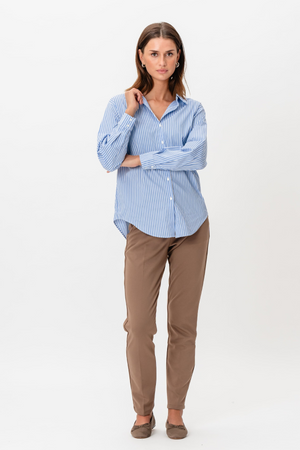 Tutta lo l/s Hemd - Maisblumenblau