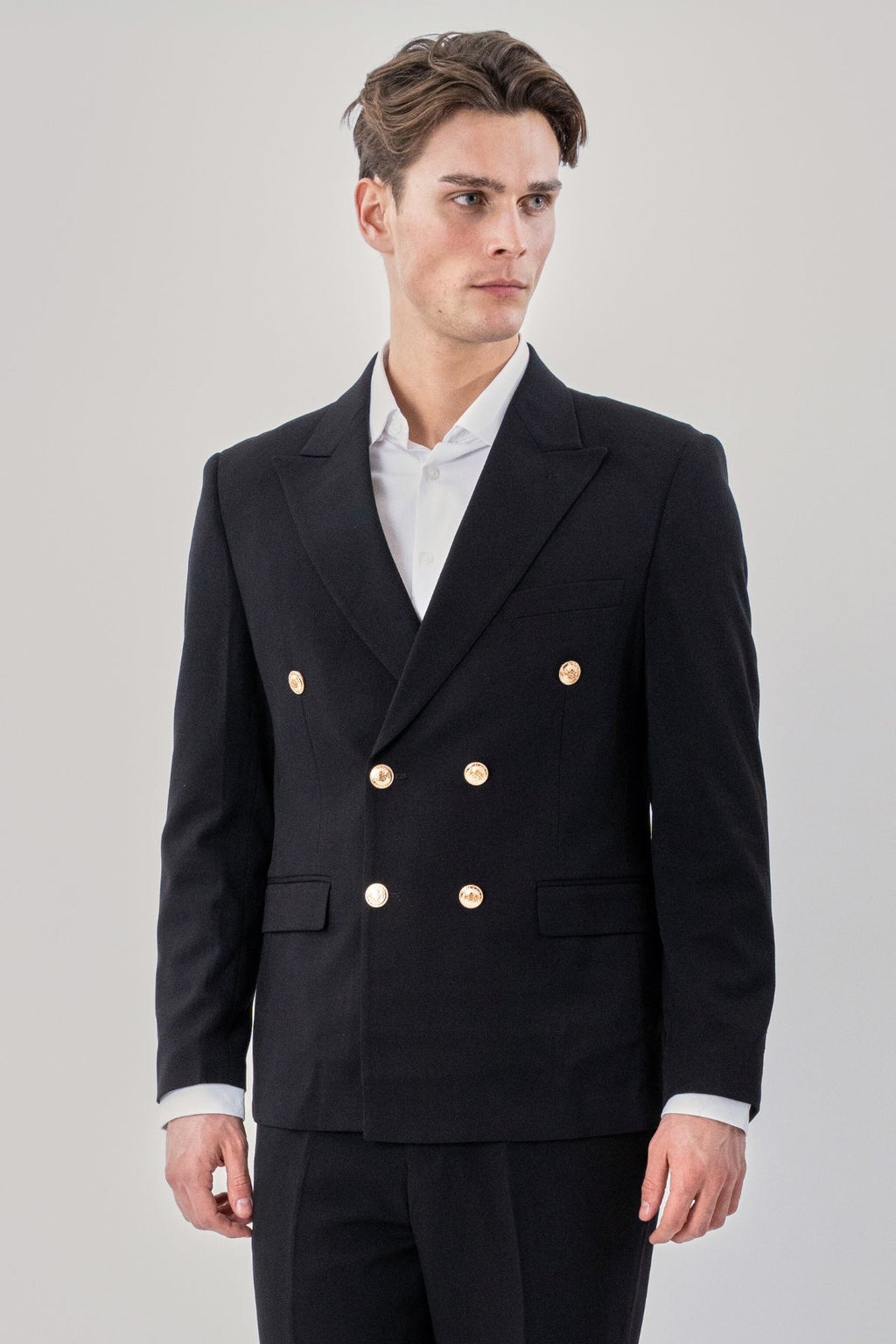 Klassischer Blazer - Schwarz